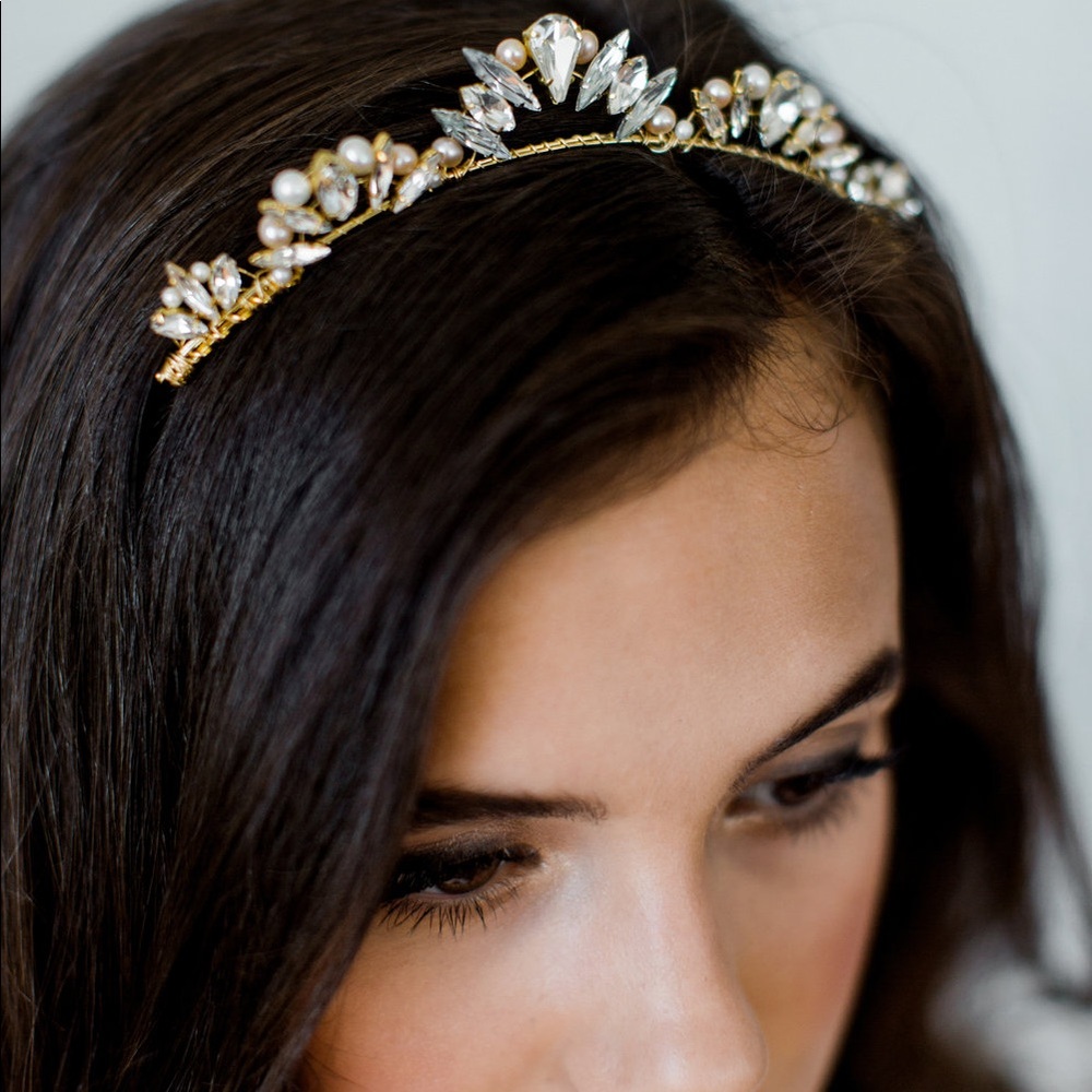 Emma Katzka Lia Bridal Crown handmade
